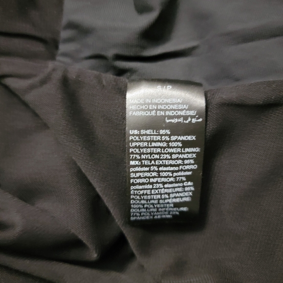 WHBM Drape Front Top, Black, Women's Size Small - Picture 5 of 6